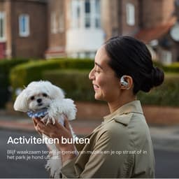 Shokz OpenFit 2+ Open-ear Sporthoofdtelefoon – Dolby Audio – Draadloze Oordopjes – Grijs — thumbnail 5