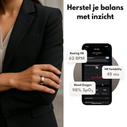 Focus® S1 Smart Ring - Rose gold - Maat 9 - Hartslag - Menstruatiecyclus - Slaap Monitor - Slimme Ring - Sport Prestatie - Stappenteller -IP68 Waterdicht - O2 Meting - Dames - Heren - Wearables - Oplaad Case - beschermring — thumbnail 4