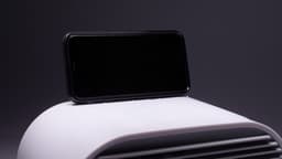 STYLIES Aircooler Maia - Mini Luchtkoeler - 25m² - 13,5W - 260ml - 3 Snelheden - Wit + GSM houder — thumbnail 4