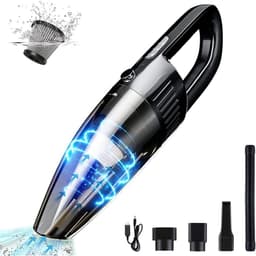 Kruimeldief - Kruimelzuiger snoerloos - Handstofzuiger met 4 opzetstukken - met 4 HEPA filters - Handstofzuiger Draadloos - Nat & Droog – Lichtgewicht Kruimelzuiger - Zwart — thumbnail 1