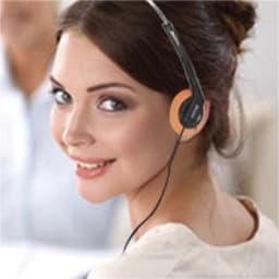SoundLAB lichtgewicht on-ear stereo hoofdtelefoon / oranje - 1,2 meter — thumbnail 2