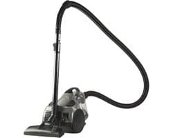 QONOS Q1066885 Power Compact Stofzuiger Zonder Zak – Sterke Zuigkracht – Cyclone Design – HEPA-filter – 2L Stofreservoir – Inclusief Kierenzuiger – Lichtgewicht