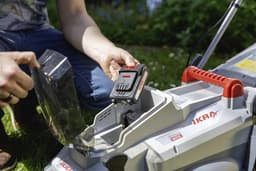 Accu Grasmaaier Mulchmaaier 33cm - Efficiënt & Ruimtebesparend voor Gazon tot 150m² — thumbnail 4