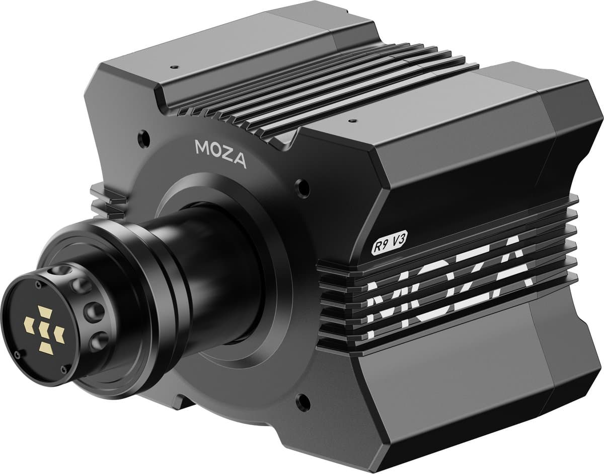 Moza Racing R9 V3 Stuurwiel basis - 9 Nm - 180W - Aluminum - PC — afbeelding 1