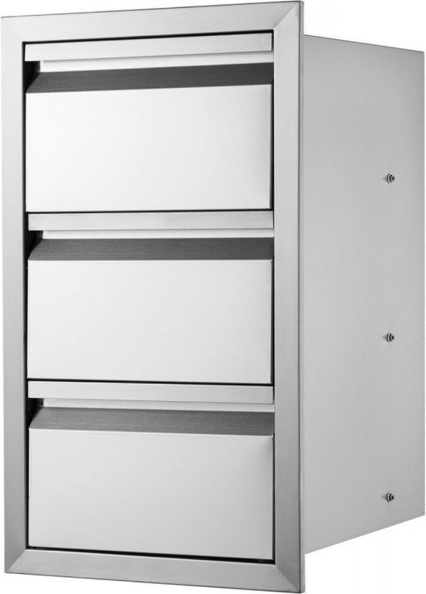 Ladekast Buitenkeuken Luxe - Barbecue - RVS - Voedingskwaliteit - 19,4 kg Opslaglade — afbeelding 1