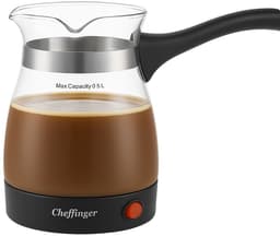 Cheffinger Elektrisch Turkse Koffieapparaat | 650W – 0,5L | Turkish Coffee | Türk Kahvesi | Cezve — thumbnail 1