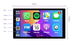 Autoradio 2/64 met Carplay en Android auto | Geschikt voor Bmw 1, 3, X1 en Z4 serie E87 E81 E82 E88 E90 E91 E92 E93 E84 E89 2004-2014 | Radio scherm met Navigatie | 2004 2005 2006 2007 2008 2009 2010 2011 2012 2013 2014 | M — thumbnail 3