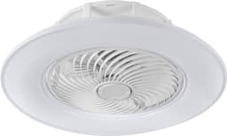 Aufun Hanglamp Met Ventilator, Plafondventilatorlamp, Led Hanglamp, Dimbaar, 3-Standen Verlichting, Moderne Stille Ventilatorlamp, Met Afstandsbediening, Diameter 560 Cm, Wit — thumbnail 1