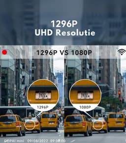 Mini Pro Dashcam voor Auto - 1296p HD - 330° Draaibare Lens - Compact - Loop Recording — thumbnail 5