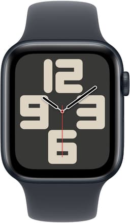 Apple Watch SE 2024 GPS 44mm Midnight Aluminium Case with Midnight Sport Band - S/M — thumbnail 1