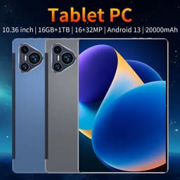 2025 Originele Nieuwe P70 Pro Tablet 10.36 Inch Android Snapdragon 8gen2 Globaal 16Gb + 1024Gb 20000Mah 5G Dual Sim Wifi Hd -Black — thumbnail 2