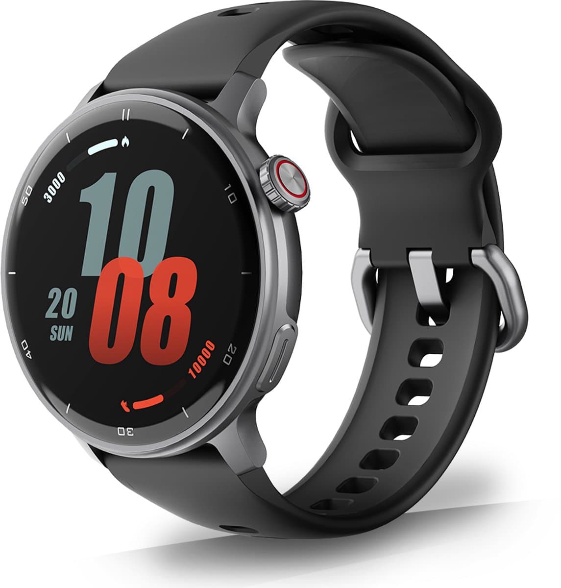 NOOG Spark 2 Pro - Sporthorloge met GPS en Strava - Geschikt voor hardlopen - Zwart — afbeelding 1