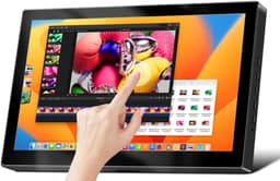 DrPhone FlexView – 7 Inch Draagbare Touchscreen Monitor met Ingebouwde Luidsprekers – Full HD Portable Display voor Gaming, Video’s & Werk – Zwart — thumbnail 1