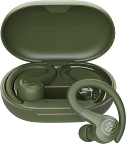 JLab Go Sport Draadloze Oordopjes - Oortjes Draadloos - Bluetooth - 35 uur Batterijduur - IP55 Waterbestendig - Aanpasbare EQ3 instellingen - Hardlopen - In Ear - Donkergroen — thumbnail 1