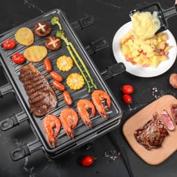Electrische bbq - barbecue - 1200W - 2 delig — thumbnail 2