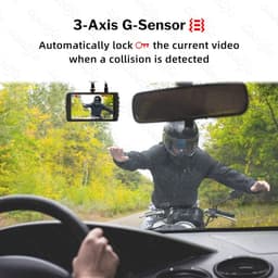 Camera - Dashcam - Met geheugenkaart 32G - Met achteruitrij camera - Zwart — thumbnail 4