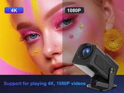 Equivera Mini Beamer - Draagbare Beamer - Beamer - Mini Beamer Projector - Projector - Mini Projector — thumbnail 5