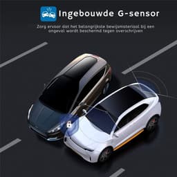 Dual Dashcam - Dashcam Voor Auto 1080p Full HD - Voor en Achter Camera Met 3-inch Lcd-Display – Auto Camera Met Bewegingsdetectie - Nachtzicht - Versnellingssensor — thumbnail 5