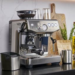 Sage the Barista Impress Sea Salt SES876SST - White Pistonmachine — thumbnail 2