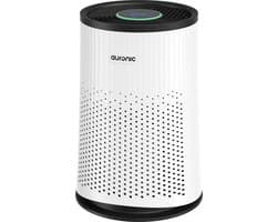 Auronic Luchtreiniger Compact Pro met HEPA 13 Filter, Ionisator en Koolstoffilter - Ruimtes tot 30m² - CADR-waarde van 150m³/u - Air Purifier met Aromatherapie - Wit