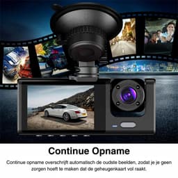 Lexium Dashcam voor auto - Dashcam - Dashcam voor auto voor en achter - Dashcam voor en achter - Dashcam voor en achter draadloos - Dual dashcam — thumbnail 2
