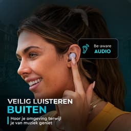 JLab Go Pop Draadloze Oordopjes - Bluetooth Oortjes Draadloos - 35 uur Batterijduur - Be Aware Audio - Met Microfoon - Geschikt voor Android en Apple - Lila — thumbnail 5