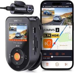 Vantrue S1 Pro Dual 2.7K Wifi GPS dashcam voor auto — thumbnail 3