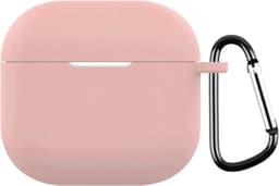 Telestore - hoesje geschikt voor AirPods 4 / Airpods 5 soft case cover - roze - TPU hoesje Beschermhoes - AirPods 4 / 5 Cover - AirPods 4 / 5 hoesje - Geschikt voor Apple Airpods 4 en Airpods 5 - gel hoesje met sleutelhanger — thumbnail 1