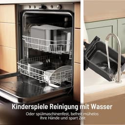 Equivera Dubbele Airfryer - Dubbele Mand - Dual Cook - Heteluchtfriteuse - Verschillende Programma's - Dual Zone - Mega — thumbnail 3