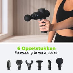"Massagegun-spierherstel &deep tissue massage-draadloos masassge apparaat met opzetstukken — thumbnail 3