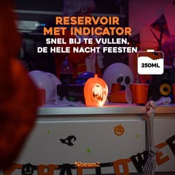 Rookmachine Halloween - Opklikbare Pompoen - Party rookmachine met LED’s en rookvloeistof — thumbnail 3