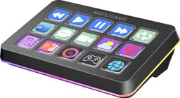 FIFINE D6 - Mixer - RGB Studio Controller - 15 LCD Aanpasbare Toetsen - Podcast / Streaming / Gaming - Inclusief Gratis Software - Zwart — thumbnail 5