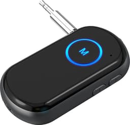 Provium Bluetooth 5.0 - compacte 2 in 1 Zender en Ontvanger - Handsfree Bellen - Bluetooth auto audio headset - Dual Device Connectie - 10 uur Batterij - 3.5mm AUX adapter - zwart — thumbnail 1