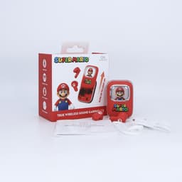 Super Mario - draadloze oordopjes - schuifdisplay met LED verlichting - met oplaadcase - touch control - lange batterijduur — thumbnail 4