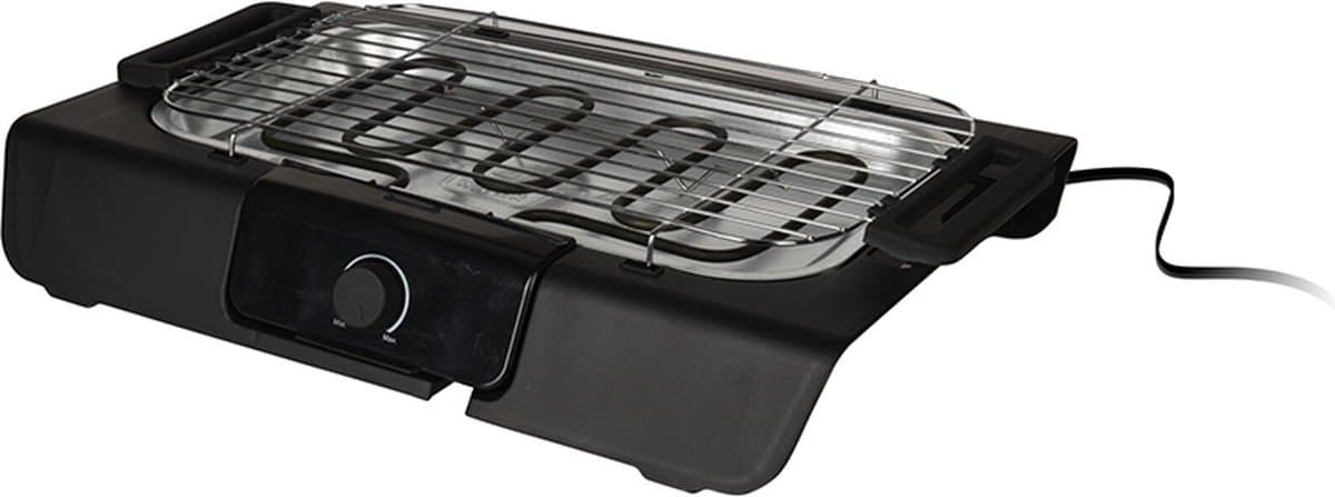Elektrische Tafel Barbecue - Grillplaat 42 x 24 Centimeter - Metalen Waterreservoir - Indicatielampje - 2 Verstelbare Hoogte - Afneembare Grillrooster — afbeelding 1