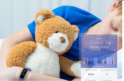 Smartwatch Kinderen - Waterdicht - Hartslag - Slaap Monitor - Blauw — thumbnail 4