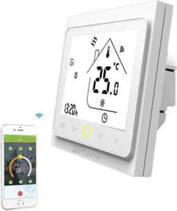 DrPhone GALW-002 Slimme WiFi Waterverwarmingsthermostaat 5A – 230V - App: Smartlife – Compatibel met Google Home & Amazon Alexa – Wit — thumbnail 1