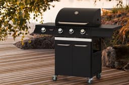 Mustang Gasbarbecue Knoxville 3+1 – met 3 Branders en Zijbrander – 12,8 kW | Gietijzeren Grillrooster — thumbnail 3