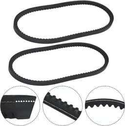 Aandrijfriem Grasmaaier - Reserveonderdeel Tuinapparaat - Onderhoud Gazonmaaier - Duurzame Constructie - 3/8x35 inch - Zwart — thumbnail 2