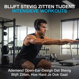 JLab JBuds Open Ear Koptelefoon Draadloos – Hoofdtelefoon met Noise Cancelling Microfoon – 24+ uur Batterij – Bluetooth Multipoint – Afneembare Grill – Ultra Comfortable Oorkussens – Zwart — thumbnail 3