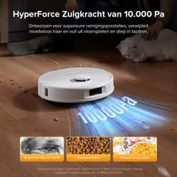 Roborock QV 35S Set-Robotstofzuiger–10000 Pa zuigkracht–Dubbele anti-klitborstels–Slimme obstakelvermijding–Dubbele opklapbare–Draaiende dweilen–Automatisch dweilen–Zelfdrogend–twee stofzuigerzakken en één filter-Wit–Qrevo plus Upgrade — thumbnail 2