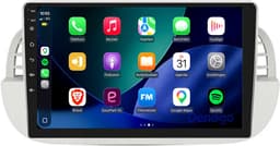 CarPlay autoradio geschikt voor Fiat 500 | 2007 t/m 2015 | Android 13 | Draadloos Apple CarPlay & Android Auto | 2GB + 32GB | Denago DNG-A408 | 2025 model | 2007 2008 2009 2010 2011 2012 2013 2014 2015 | Bluetooth & Wifi — thumbnail 1
