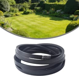 Grasmaaierriem - Vervangingsonderdeel Dek - Gazon Onderhoud - Hoge Slijtvastheid - 42 inch Dek - Zwart — thumbnail 2