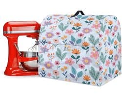 Mixerhoes Keuken - Apparaat Beschermhoes - Keuken Organisatie - Verstelbaar Trekkoord - Groot Formaat - Boho Bloemen