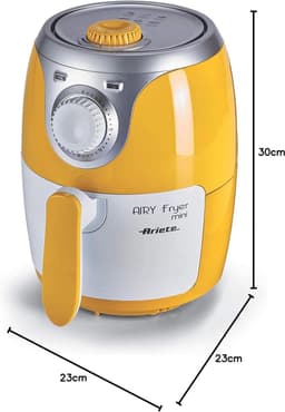 Heteluchtfriteuse - Airfryer Mini - Gezond Frituren - Compact Ontwerp - 2 Liter - Geel — thumbnail 3