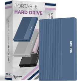 Externe Harde Schijf - Draagbare Opslag - Gegevens Back-uppen - Direct Klaar Voor Gebruik - 120 GB - Blauw — thumbnail 1