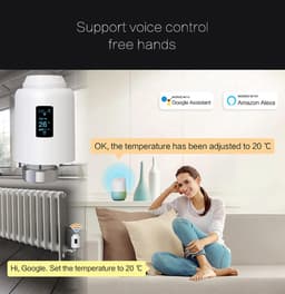 Slimme Wifi Radiator Thermostaat - Directe Programmering & Spraakbesturing (Alexa/Google) — thumbnail 5