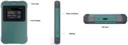 Acer Connect M4E - 1 GB Draadloze Dual-Band Mifi Router (2,4 GHz / 5 GHz) 5G — thumbnail 3