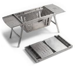 De Weele camping BBQ houtskool - kleine opvouwbare en draagbare mini barbecue - tafel BBQ / tafelbarbecue - tafelmodel — thumbnail 1