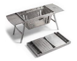 De Weele camping BBQ houtskool - kleine opvouwbare en draagbare mini barbecue - tafel BBQ / tafelbarbecue - tafelmodel